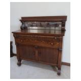 Antique Quarter Sawn Oak Buffet w/mirror