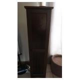 Decorative Wood Shelf w/door 11x41x9