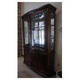 Wood China Cabinet 59x82x16