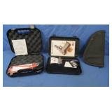 3 Pistol cases(empty), one soft side