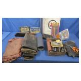 Mixed lot-License plates, Asst Hardware items