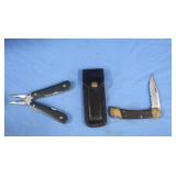 Buck penknife (5") & multitool