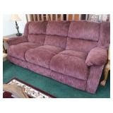 Upholstered Reclining Sofa 84" long