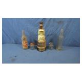 "Sparkplug" decanter, coca-cola & sparkling kist