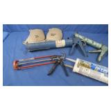 Caulking guns, caulking &more
