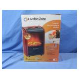 Comfort Zone Ceramic Mini Fireplace Heater-NIB