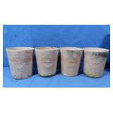 4 Terra Cotta Planters