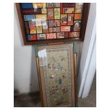 2 Framed Artwork 18.25x12.5&26.25x13.25,not