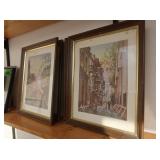 3 Framed Artwork all 12.75x15.75",all signed