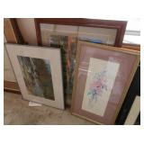 3 Framed Artwork 32.5x24,28x15.5&25x19.75",All