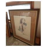 1 Framed Artwork 39.75x33.5",Signed