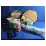 Decorative Log Piece on Wheels,Hose-NIP,Handheld