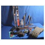 Hand Saw,Level,Fireplace Gloves&more