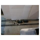 Vintage Wooden Skis w/Metal Bindings&Vintage