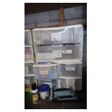 Plastic Storage Unit 15x12x21"H w/contents