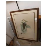 1 Framed Artwork 30x40",signed