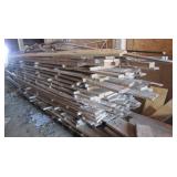 Large Lot of Rough Cut Oak Planks