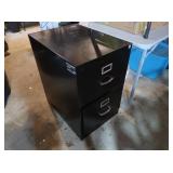 2 Drawer Metal File Cabinet 18x25x29"H