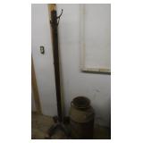 Coat Tree&Vintage Milk Jug