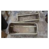 2 Vintage Wood Tool Boxes