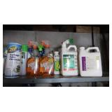 Various Household Chemicals-partial containers