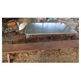 52x36" Table&108" Wooden Bench