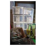 Plastic Storage Unit 15x12x21"H w/contents