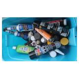 Tub of Household Chemicals