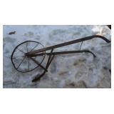 Vintage Walk Behind High Wheel Cultivator