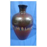 Drip Glaze Ceramic Vase,14.5"H