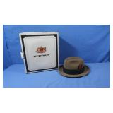 Stetson Fur Felt Fedore Hat,Sz 7