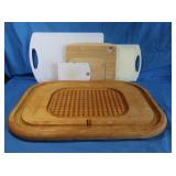 Lazy Susan Cutting Board&Several Cutting Boards