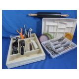 Silverware Set(Lenox 18/10)&Various Kitchen