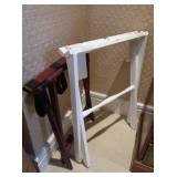 Two Medium Folding Luggage Stands
