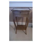 Small Side Table w/Drawer 14x11x28"