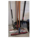 Push Broom,Squeegie,Snow Shovel&more