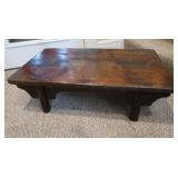 Lg Wood Stool 34x19.25x10"H