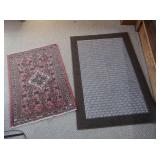 2 Rugs 30x46"&24x36"