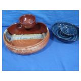 2 Snack Bowls-10"&8"Dia