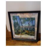 Beth Erlund Batik Framed Print 27x30"