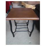 End Table-Hammered Copper Top 21x21x24"H