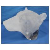 Glass Bear Decor-K. Cantrell #388/750 8x6x12"