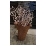Driftwood Vase w/Driftwood Dï¿½cor,Vase 21"H