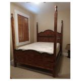Wooden Bedframe,Headboard&Footboard,4