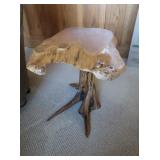 Wood Side Table 24x18x23"Tall