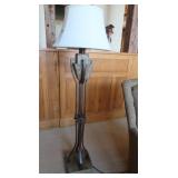 Floor Lamp,Metal&Stone,51"Tall,works