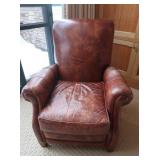 Leather Armchair Recliner,Good Cond