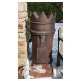 Reclaimed Salt Glazed(Crown Top Chimney Pots)