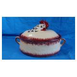 Rooster Crock 11x8"