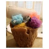 Tub Pillow,Loofahs,Sponges&more